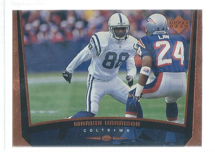 MARVIN HARRISON 1998 UPPER DECK COPPER HAND NUMBERED #D 89/100