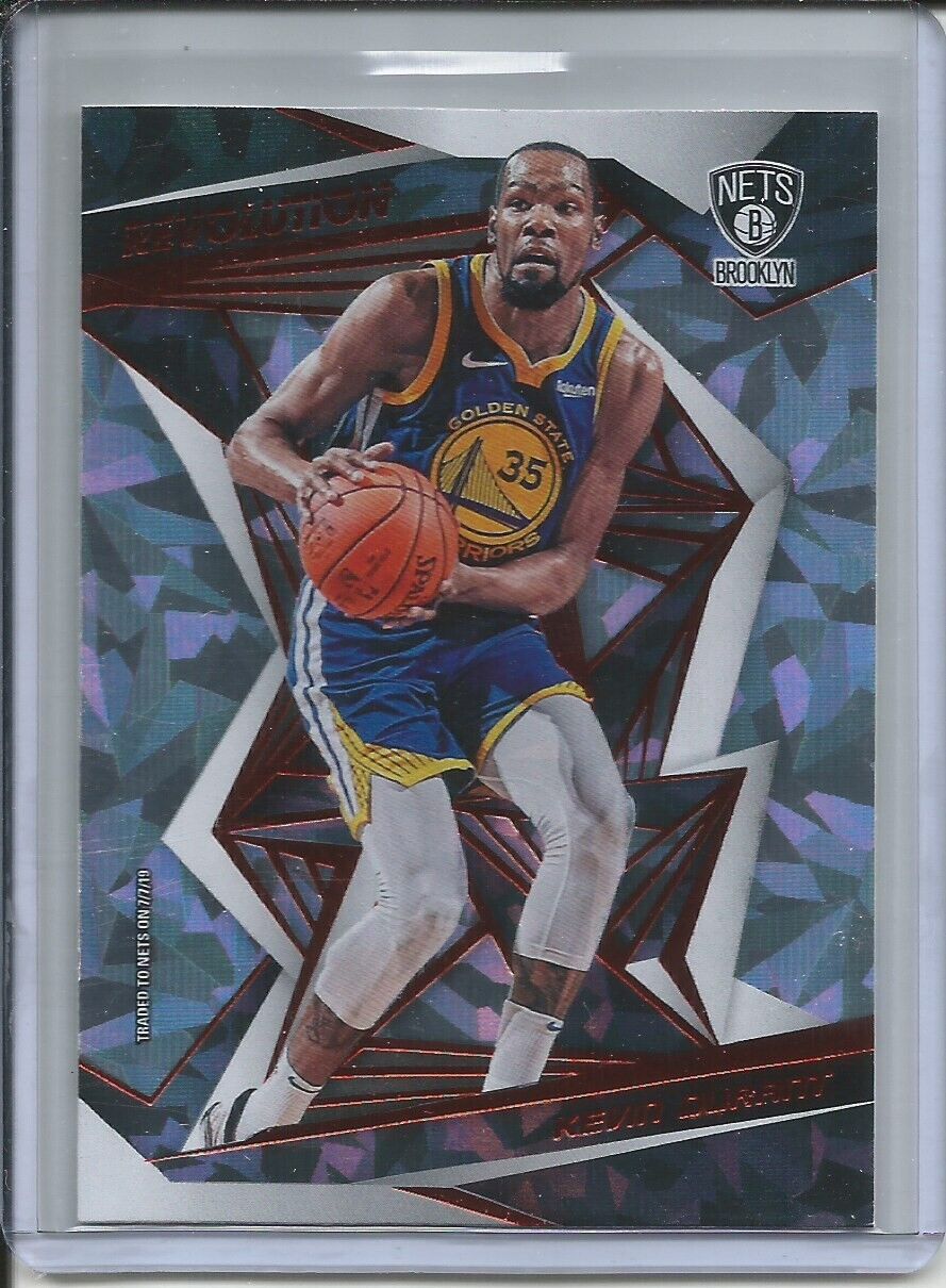 KEVIN DURANT 2019-20 PANINI REVOLUTION CHINESE NEW YEAR RED CRACKED ICE #43