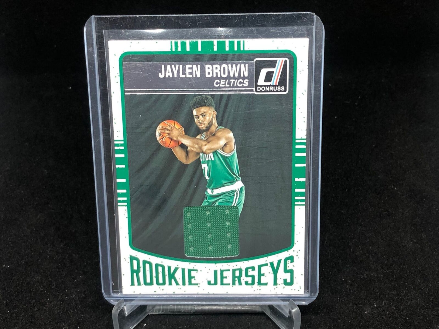 JAYLEN BROWN 2016-17 PANINI DONRUSS ROOKIE JERSEY RELIC RC # 2