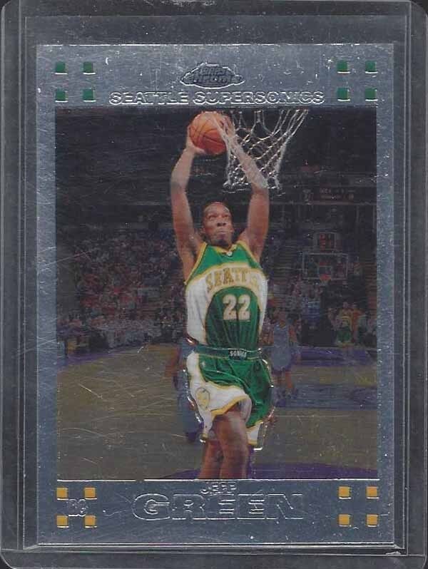 JEFF GREEN 2007-08 TOPPS CHROME TRUE ROOKIE RC #151
