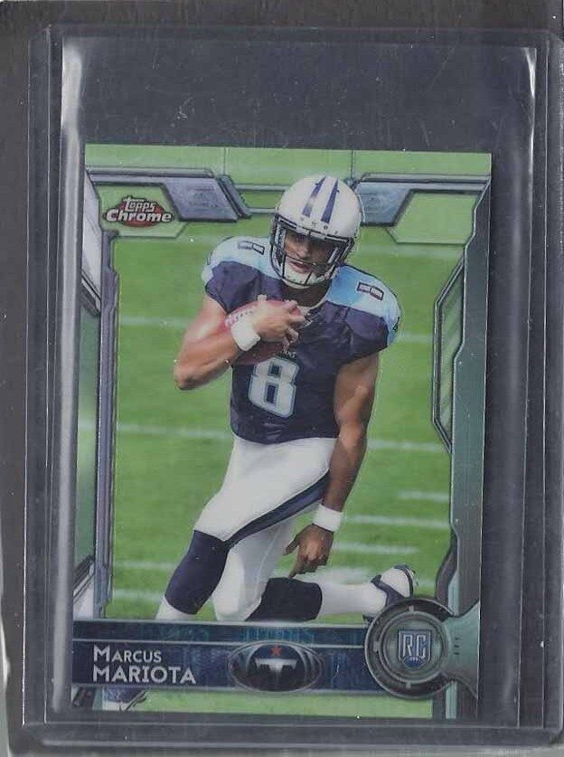 MARCUS MARIOTA 2015 TOPPS CHOME SP RARE PHOTO VARIATION VARIANT ROOKIE RC #150
