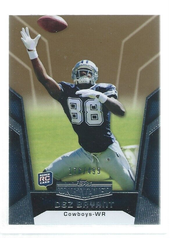 DEZ BRYANT 2010 TOPPS UNRIVALED ROOKIE RC #D 176/499