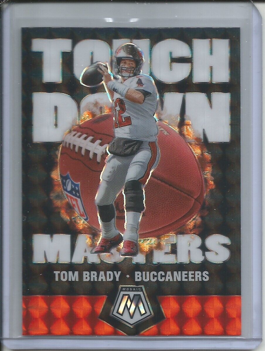 TOM BRADY 2019-20 PANINI MOSAIC TOUCHDOWN MASTERS SILVER MOSAIC PRIZM TAMPA