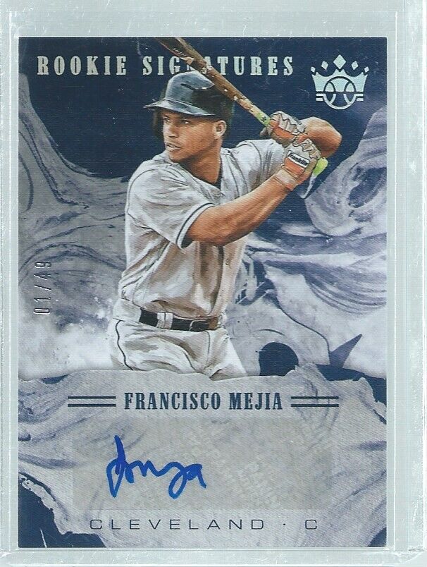 FRANCISCO MEJIA 2018 DIAMOND KINGS ROOKIE SIGNATURES AUTO RC #D 1/49