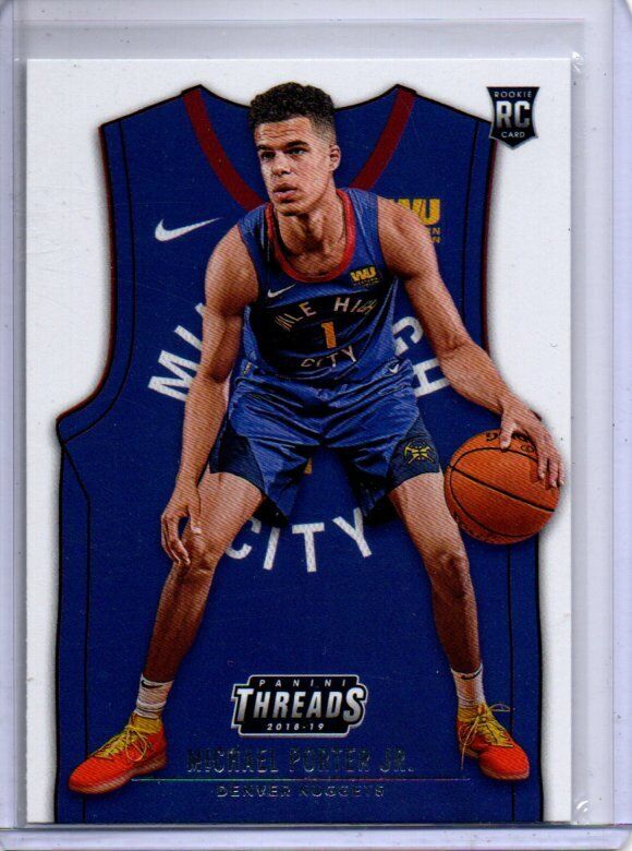 MICHAEL PORTER JR. 2018-19 PANINI THREADS TRUE ROOKIE RC #192