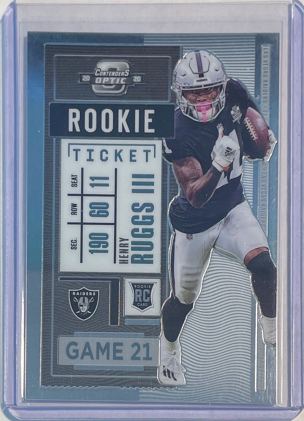 HENRY RUGGS III 2020 PANINI CONTENDERS OPTIC ROOKIE TICKET ROOKIE RC #73