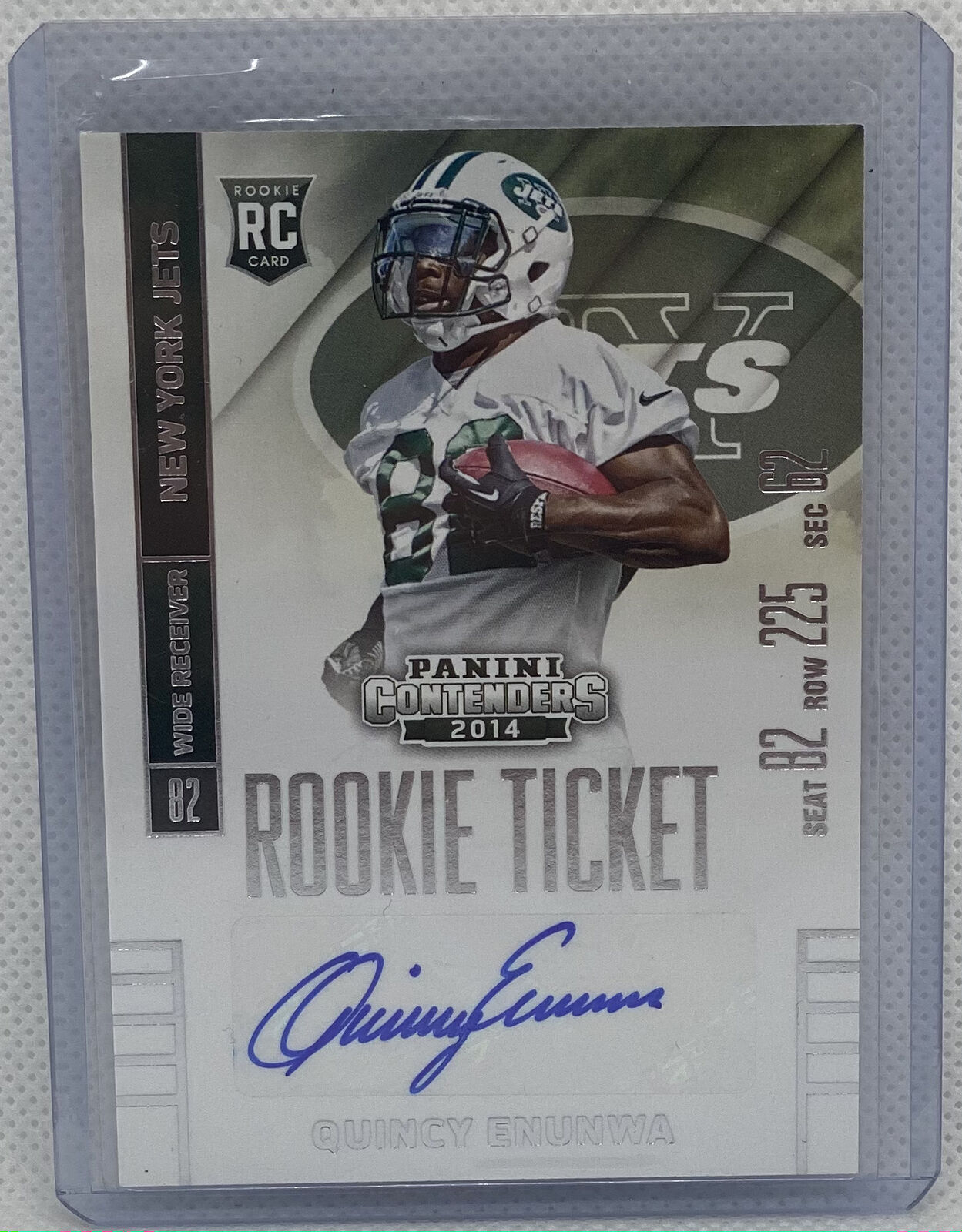 QUINCY ENUNWA 2014 CONTENDERS ROOKIE TICKET SP VARIATION AUTO RC #166