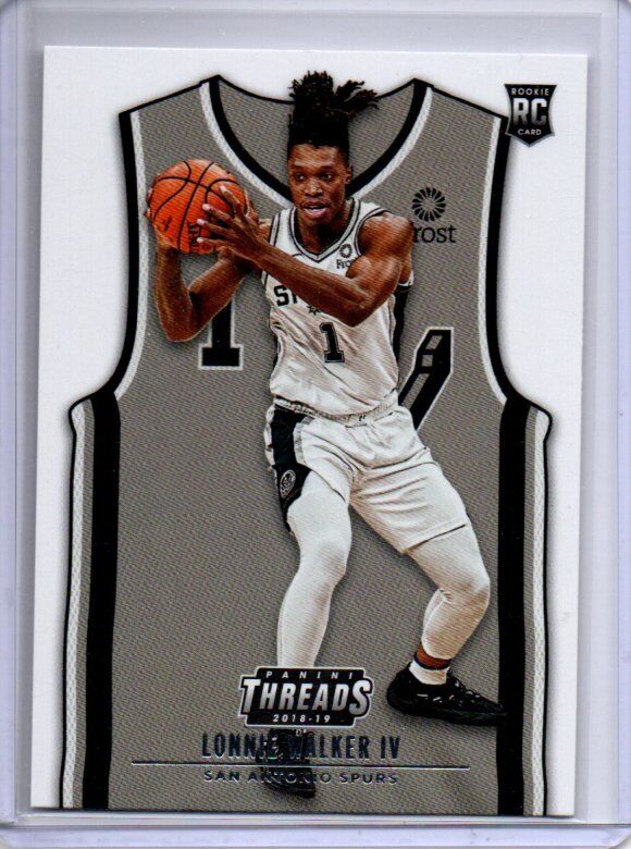 LONNIE WALKER IV 2018-19 PANINI THREADS TRUE ROOKIE RC #209