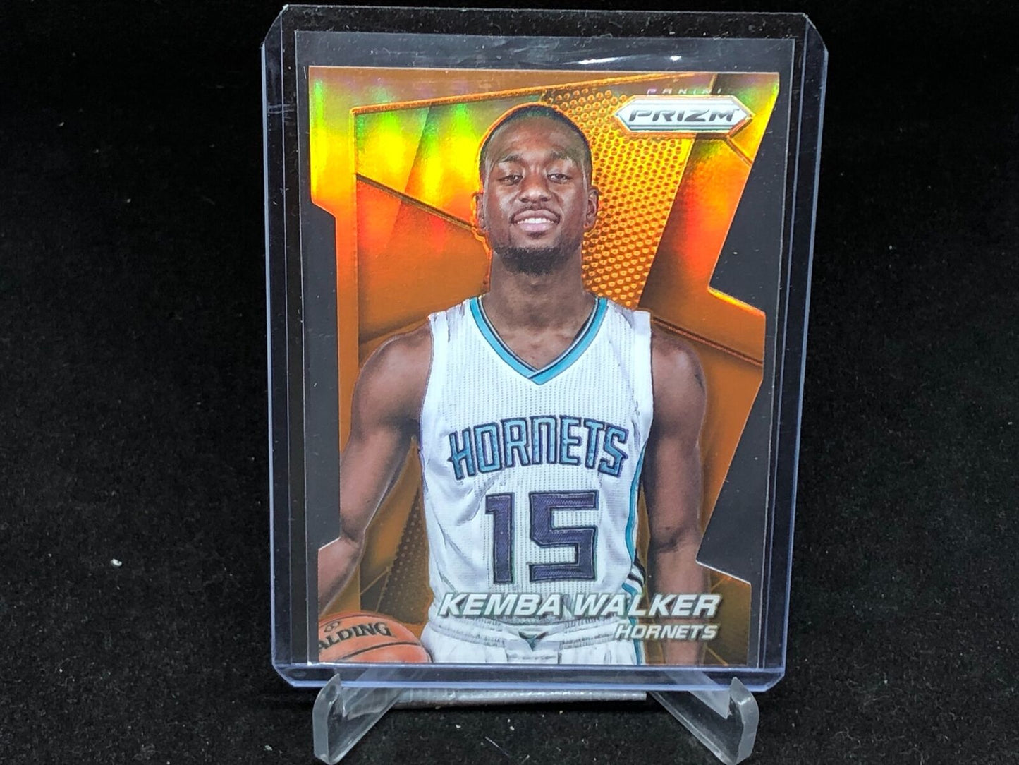 KEMBA WALKER 2014-15 PANINI PRIZM ORANGE DIE CUT PRIZM #D 59/139