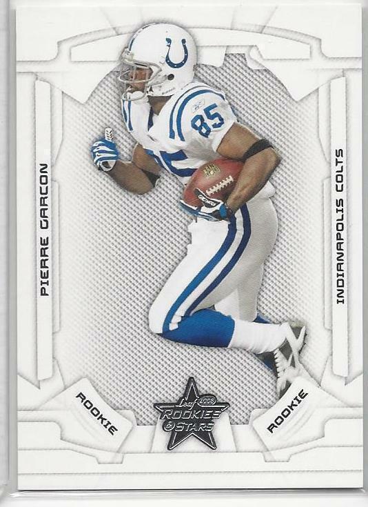 PIERRE GARCON 2008 LEAF ROOKIES & STARS COLTS TRUE ROOKIE RC #D 656/999