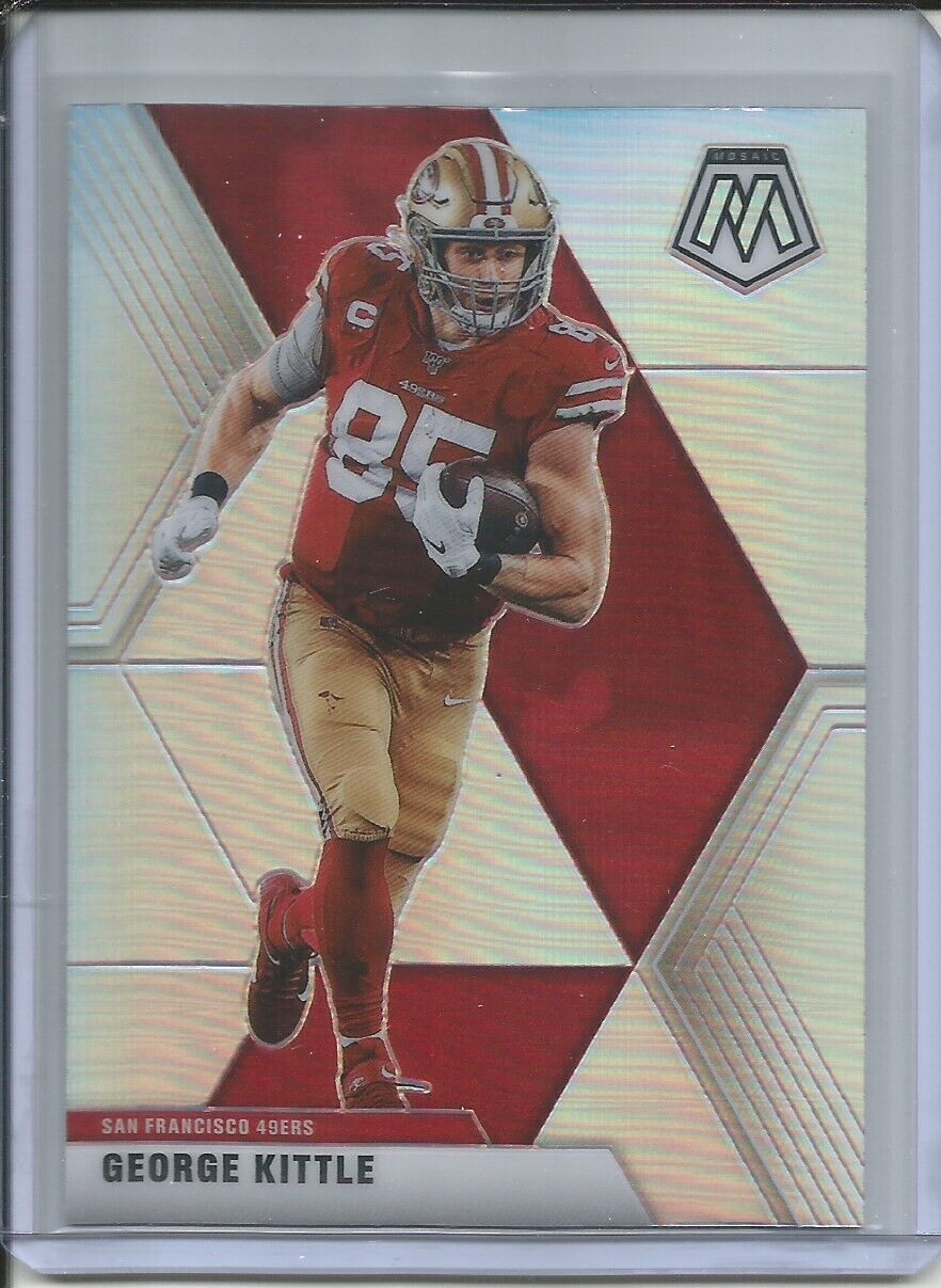 GEORGE KITTLE 2019-20 PANINI MOSAIC SILVER PRIZM 49ERS