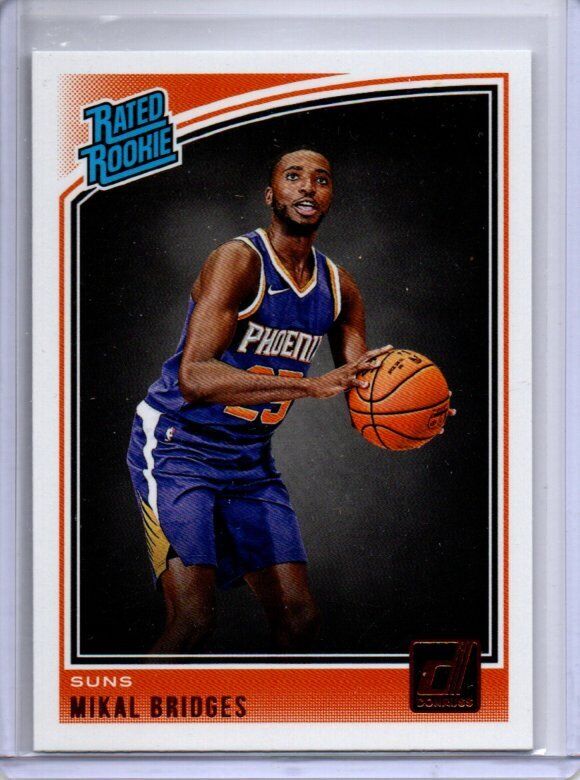 MIKAL BRIDGES 2018-19 PANINI DONRUSS TRUE ROOKIE RC #200