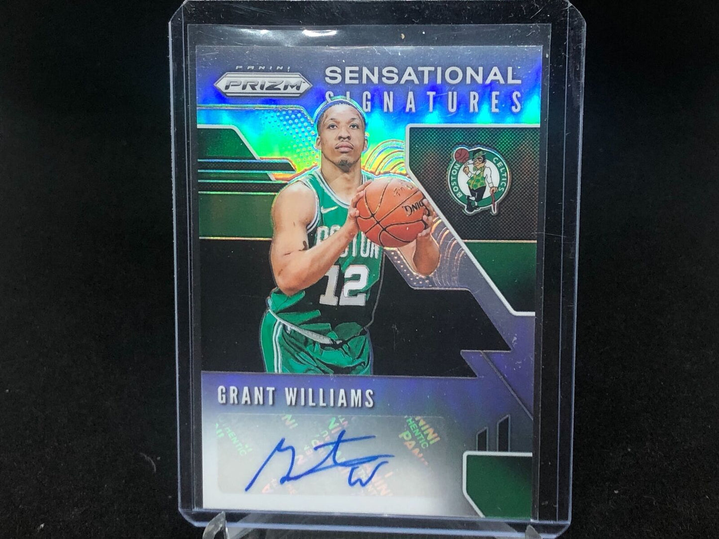 GRANT WILLIAMS 2019-20 PANINI PRIZM SENSATIONAL SIGNATURES SILVER PRIZM AUTO RC
