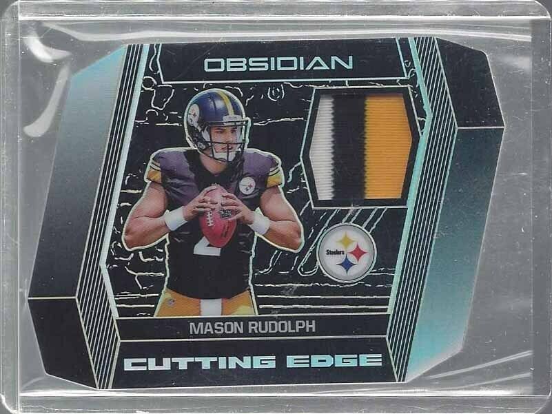 MASON RUDOLPH 2018 OBSIDIAN CUTTING EDGE DIE CUT 3 COLOR PATCH RC #D 22/35