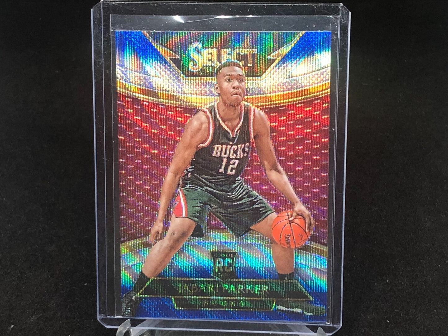 JABARI PARKER 2014-15 PANINI SELECT SILVER & BLUE PRIZM RC # 293