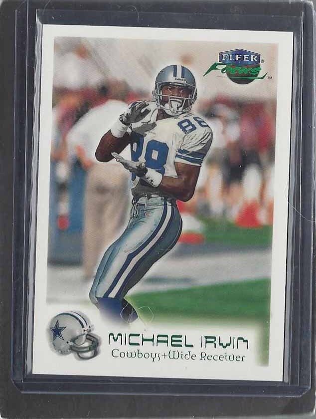 MICHAEL IRVIN 1999 FLEER FOCUS GREEN COWBOYS #D 12/300