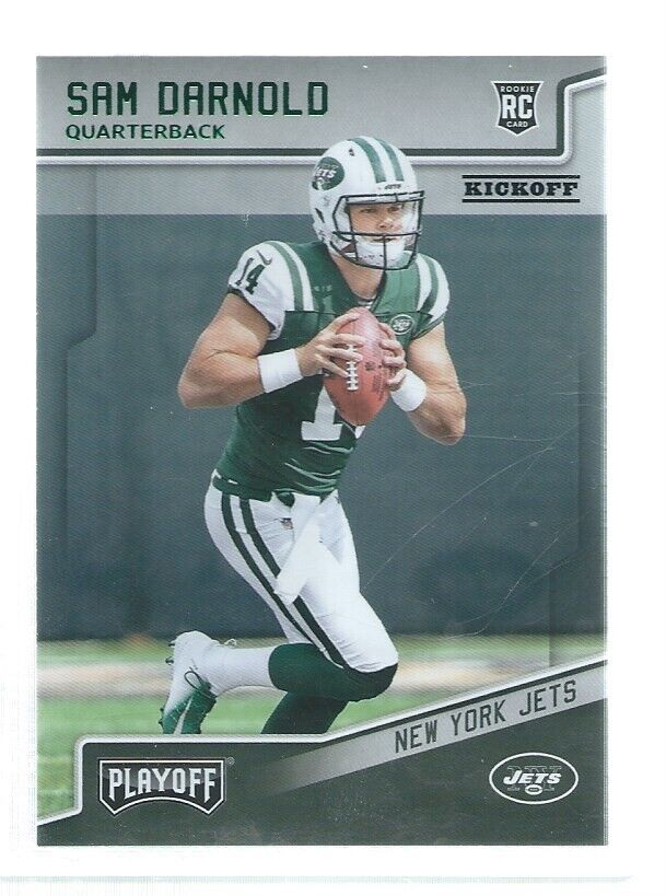 SAM DARNOLD 2018 PLAYOFF KICKOFF ROOKIE RC #203