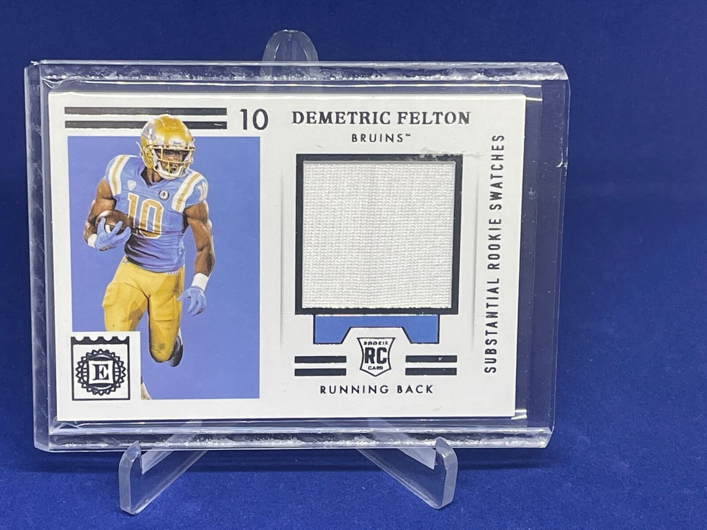 DEMETRIC FELTON 2021 PANINI CHRONICLES ENCASED DP JERSEY RELIC ROOKIE RC