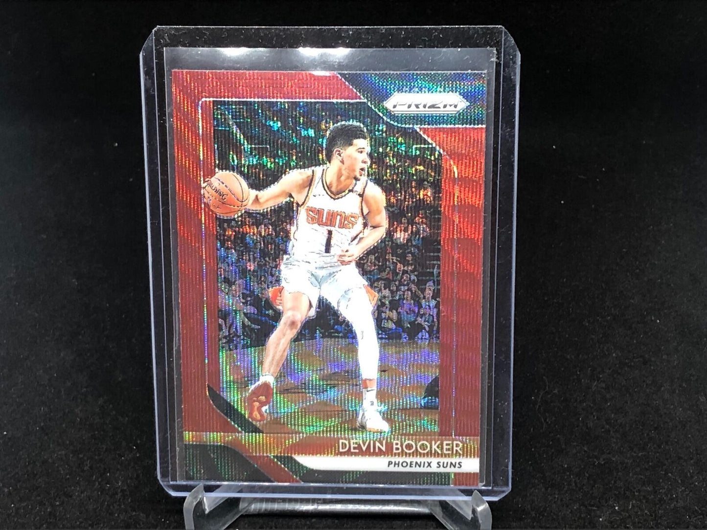 DEVIN BOOKER 2018-19 PRIZM RED RUBY WAVE PRIZM # 11