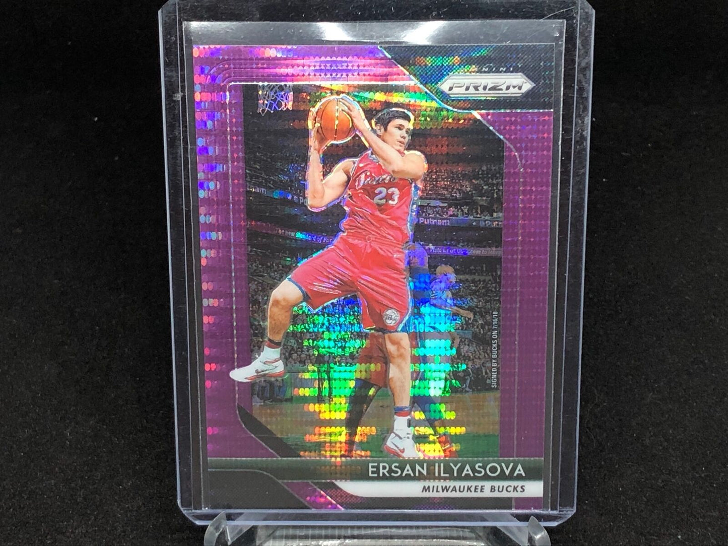 ERSAN ILYASOVA 2018-19 PANINI PRIZM PURPLE PULSAR PRIZMS #D 34/35