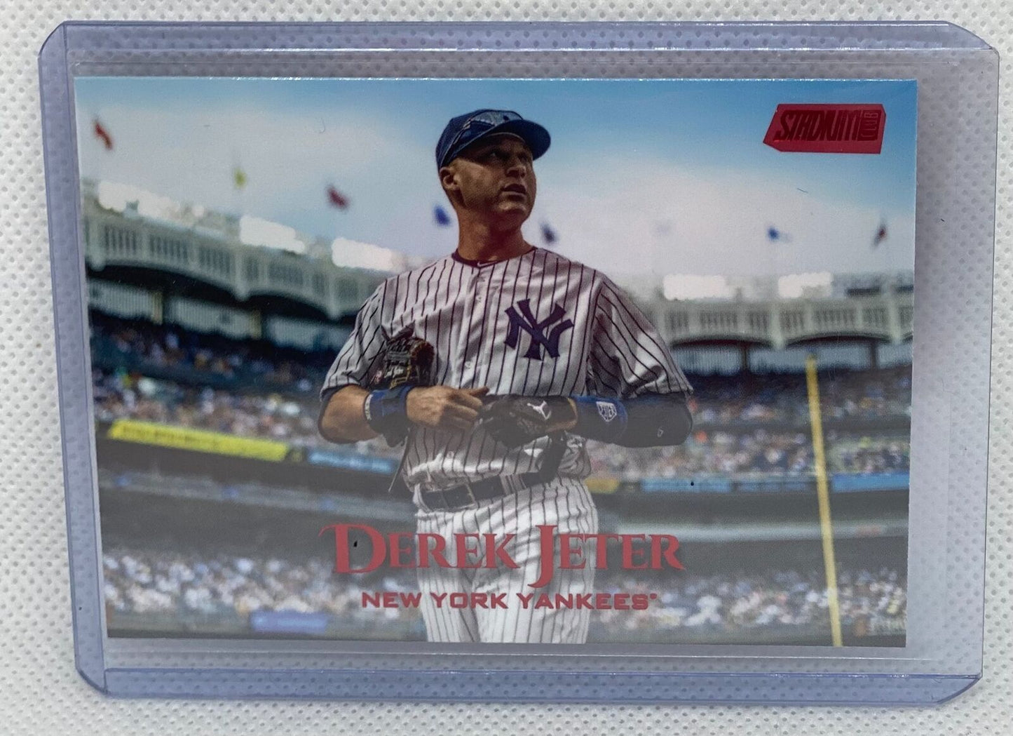 DEREK JETER 2019 TOPPS STADIUM CLUB RED #141