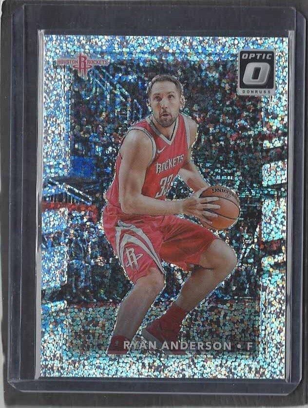 RYAN ANDERSON 2017-18 DONRUSS OPTIC WHITE SPARKLE SSP PRIZM /5 #55