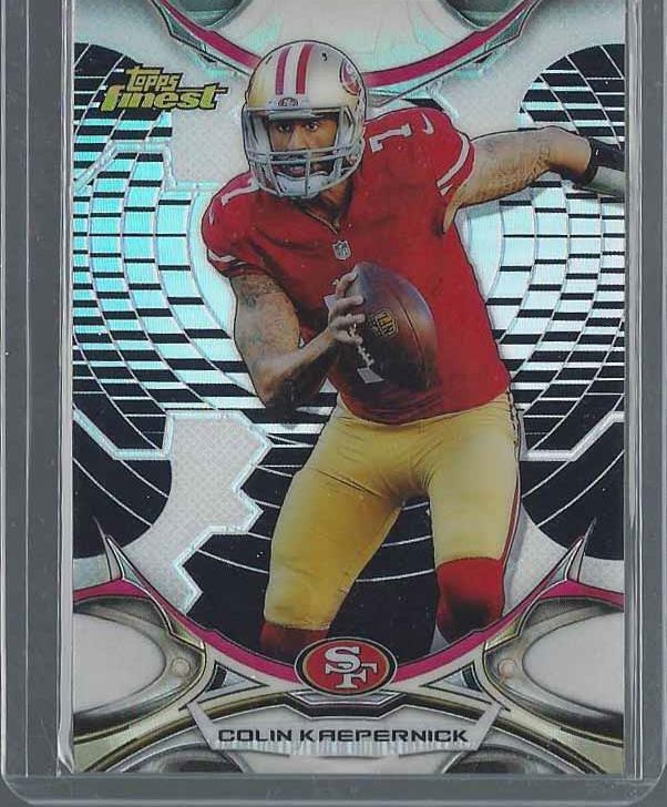 COLIN KAEPERNICK 2015 TOPPS FINEST BLACK REFRACTOR #101