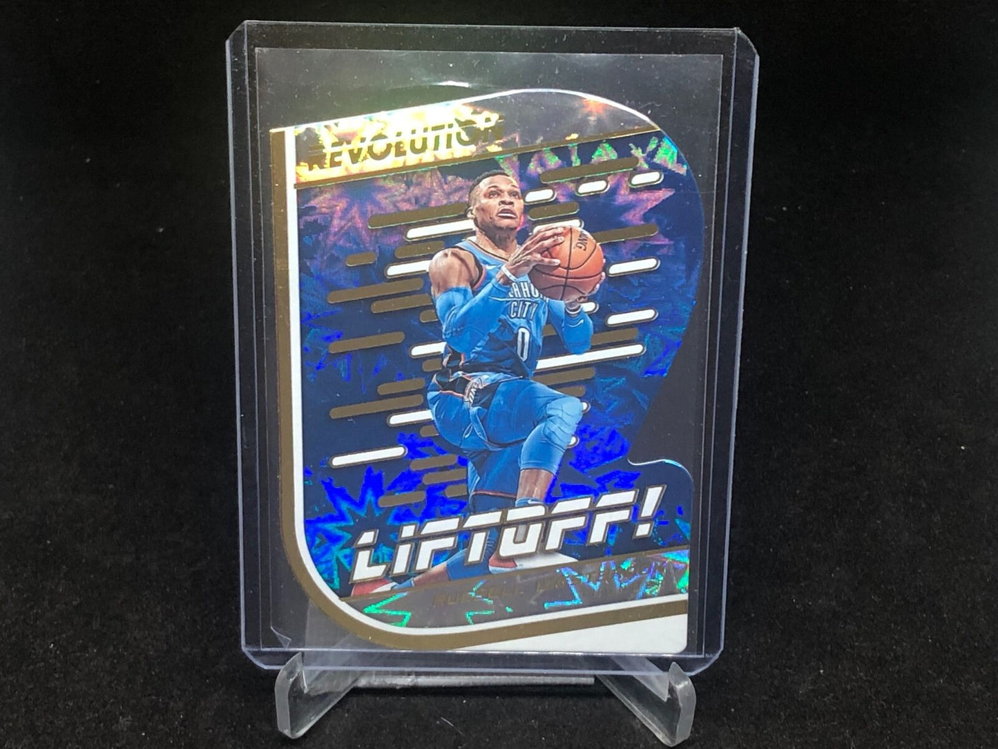 RUSSELL WESTBROOK 2018-19 PANINI REVOLUTION LIFTOFF DIECUT IMPACT # 6