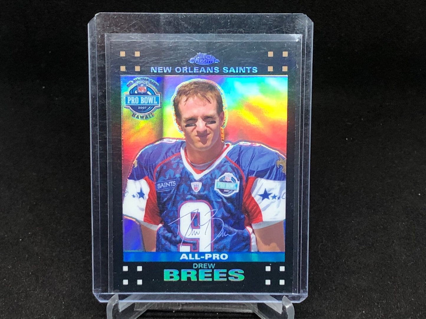 DREW BREES 2007 TOPPS CHROME REFRACTOR #157