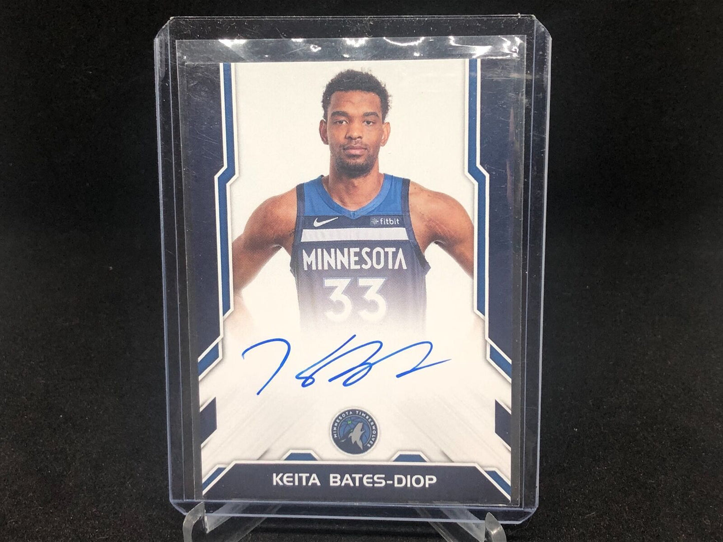 KEITA BATES DIOP 2018-19 PANINI DONRUSS NEXT DAY ON CARD AUTO RC # 40