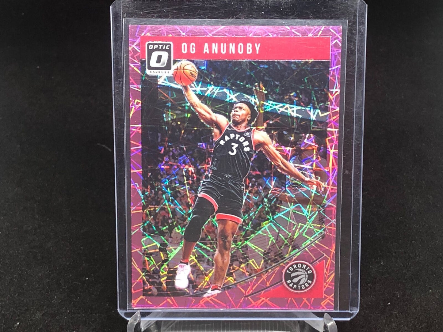 OG ANUNOBY 2018-19 PANINI DONRUSS OPTIC PINK VELOCITY PRIZM #D 79/79