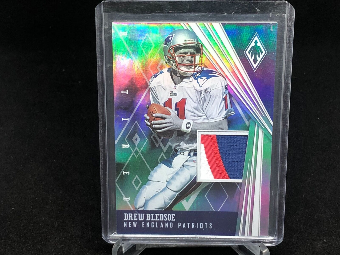 DREW BELDSOE 2019 PANINI PHOENIX 3 CLR PATCH #D 30/50