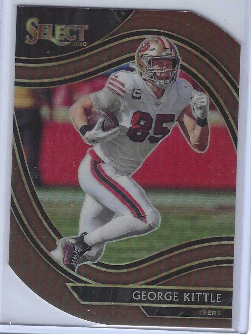 GEORGE KITTLE 2020 PANINI SELECT BRONZE FIELD LEVEL DIE CUT #D /355