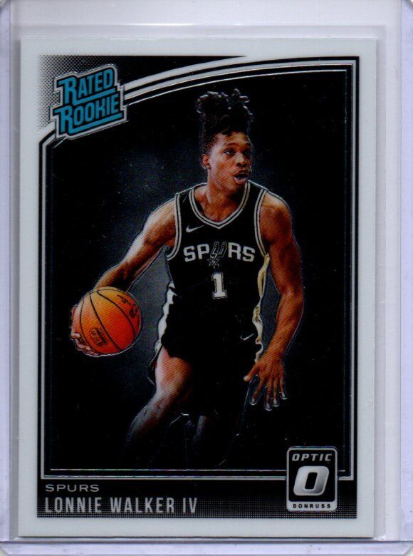 LONNIE WALKER IV 2018-19 PANINI DONRUSS OPTIC TRUE ROOKIE RC #174