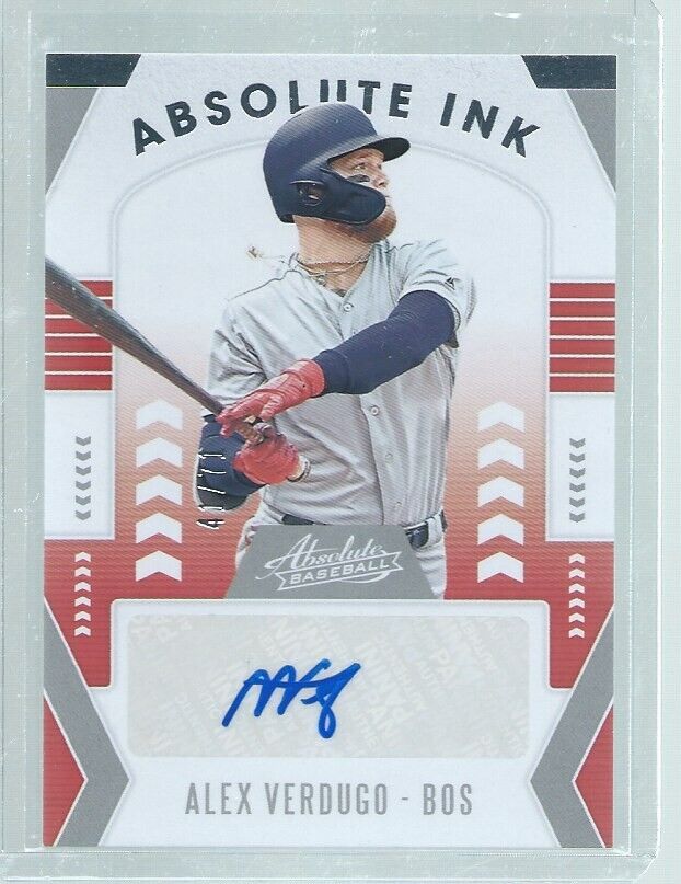 ALEX VERDUGO 2020 PANINI ABSOLUTE INK AUTO #D 41/71