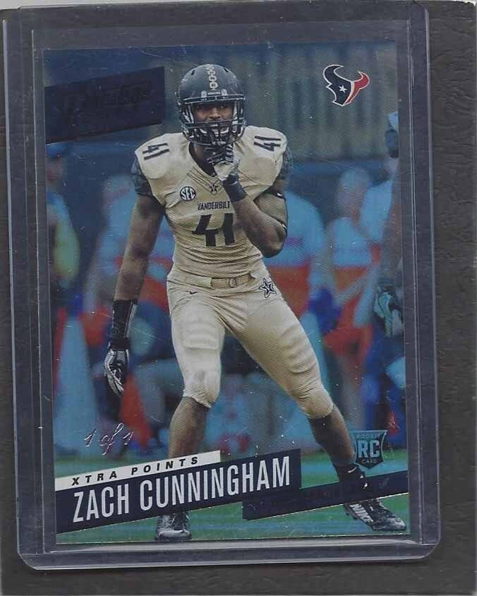 ZACH CUNNINGHAM 2017 PRESTIGE XTRA POINTS BLACK ROOKIE RC TRUE #D 1/1