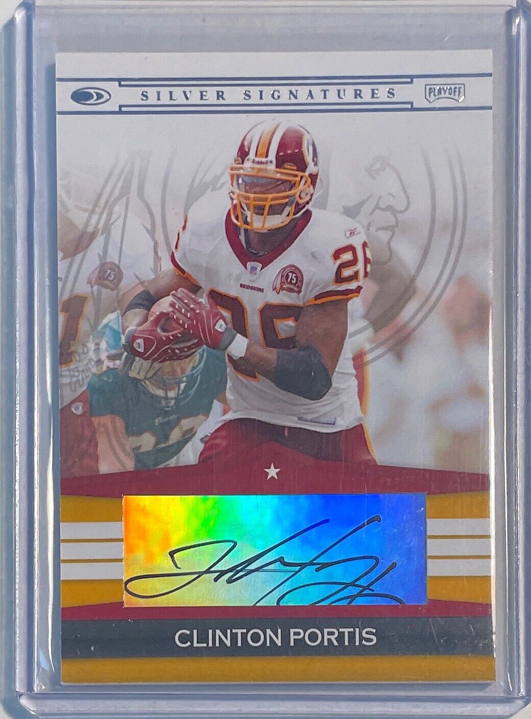 CLINTON PORTIS 2008 DONRUSS PLAYOFF SILVER SIGNATURES AUTO #SS-CP