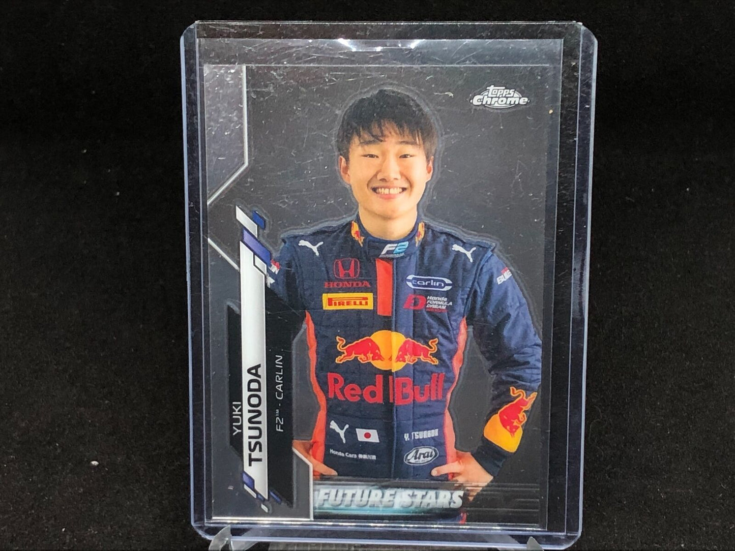 YUKI TSUNODA 2020 TOPPS CHROME FORMULA 1 FUTURE STARS RC #60