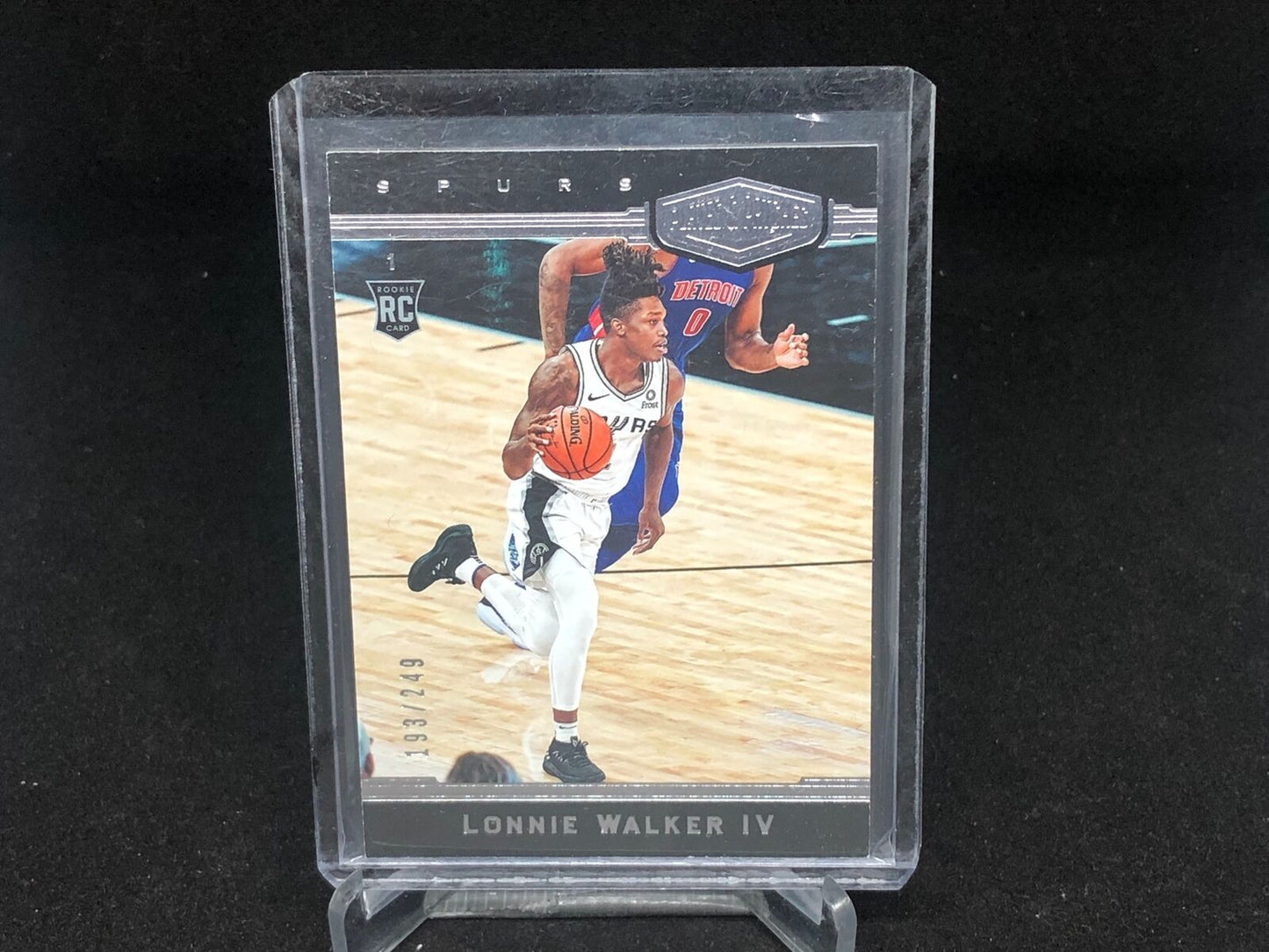 LONNIE WALKER IV 2018-19 PANINI CHRONICLES PLATES & PATCHES RC #D 193/249