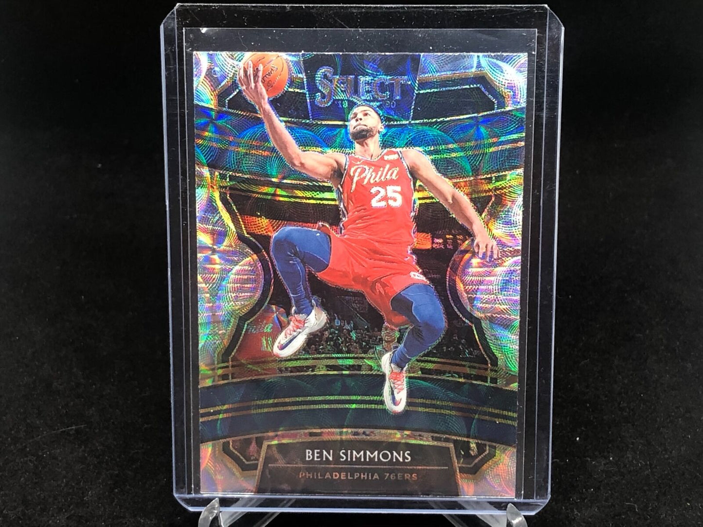 BEN SIMMONS 2019-20 PANINI SELECT CONCOURSE SCOPE PRIZM # 36
