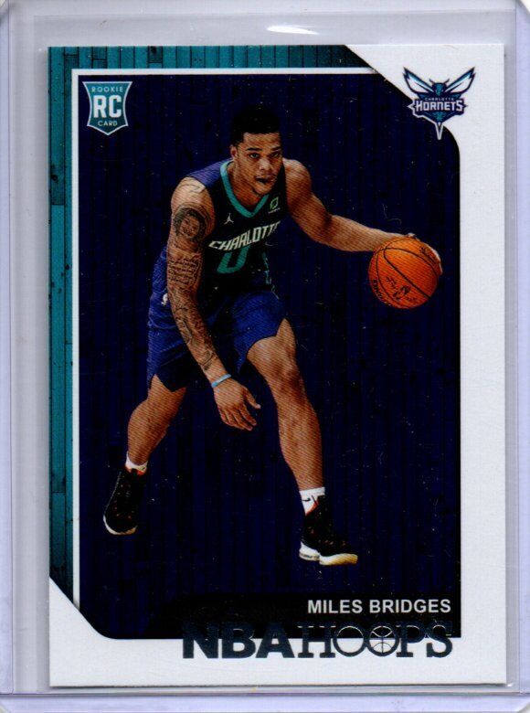 MILES BRIDGES 2018-19 PANINI HOOPS TRUE ROOKIE RC #272
