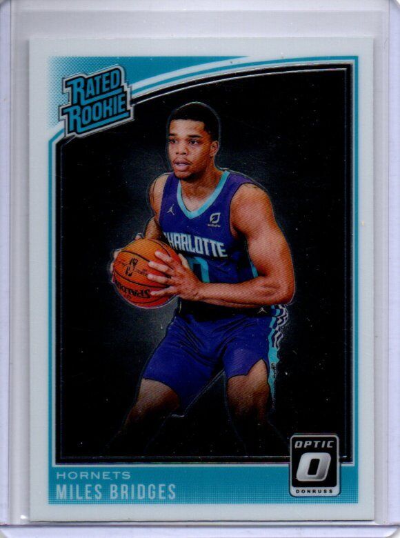 MILES BRIDGES 2018-19 PANINI DONRUSS OPTIC TRUE ROOKIE RC #172