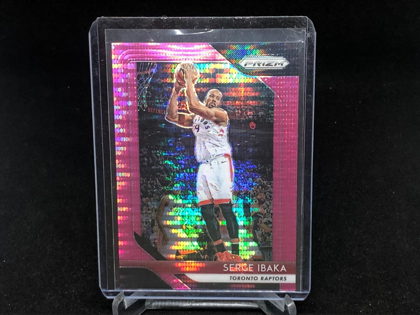 SERGE IBAKA 2018-19 PANINI PRIZM PINK PULSAR PRIZMS #D 34/42