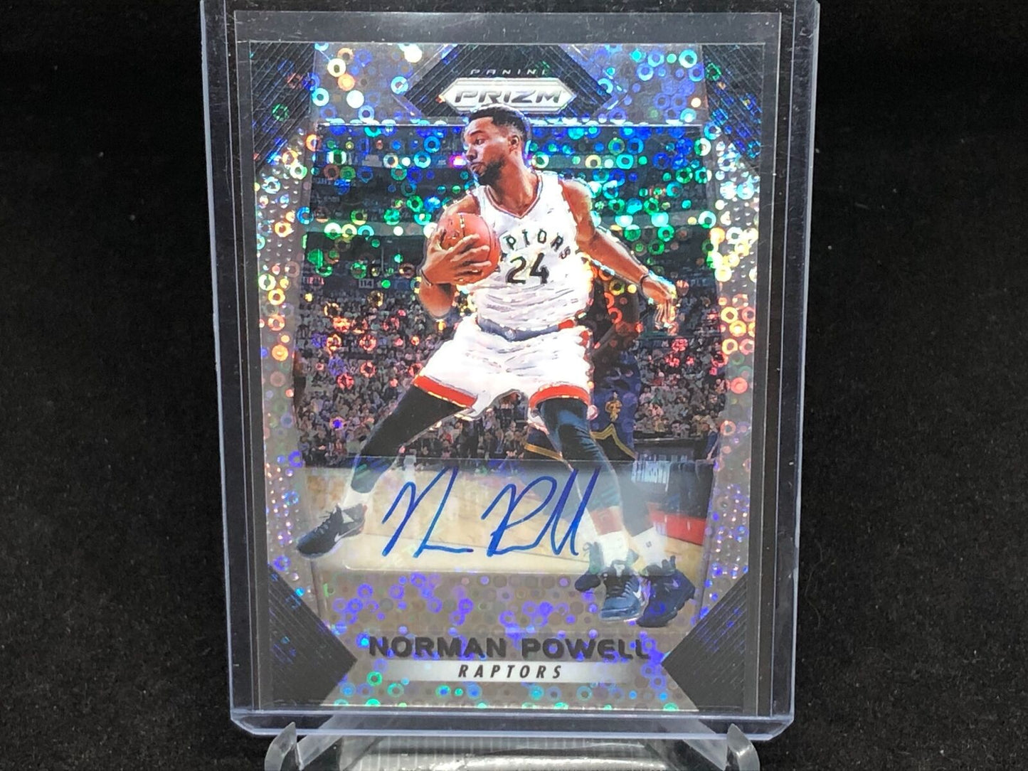 NORMAN POWELL 2017-18 PANINI PRIZM FAST BREAK AUTO # 37