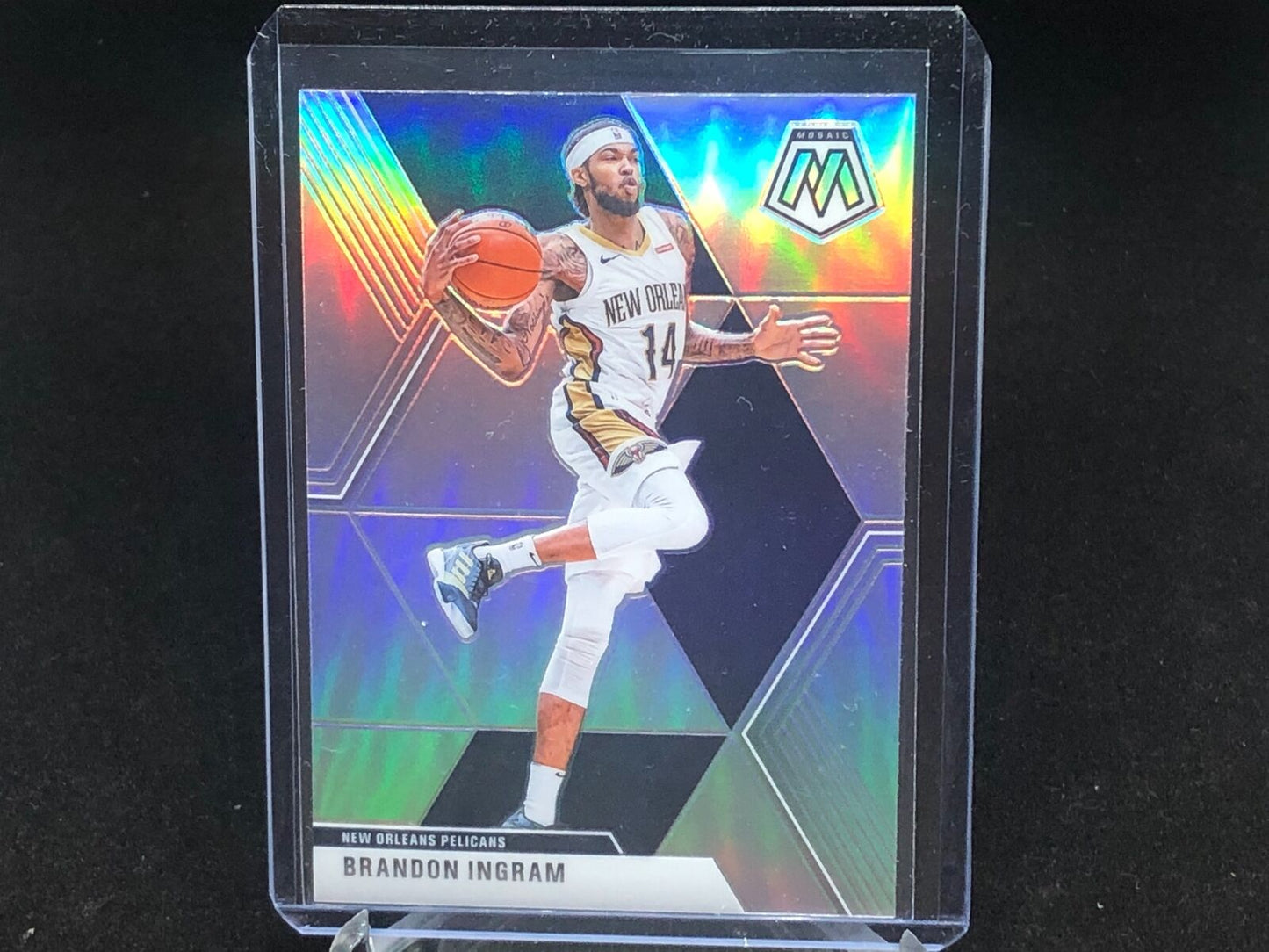 BRANDON INGRAM 2019-20 PANINI MOSAIC SILVER PRIZM # 136