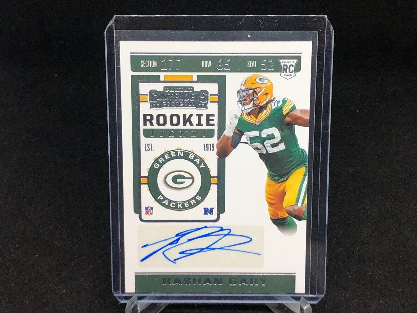RASHAN GARY 2019 PANINI CONTENDERS ROOKIE TICKET AUTO RC # 246