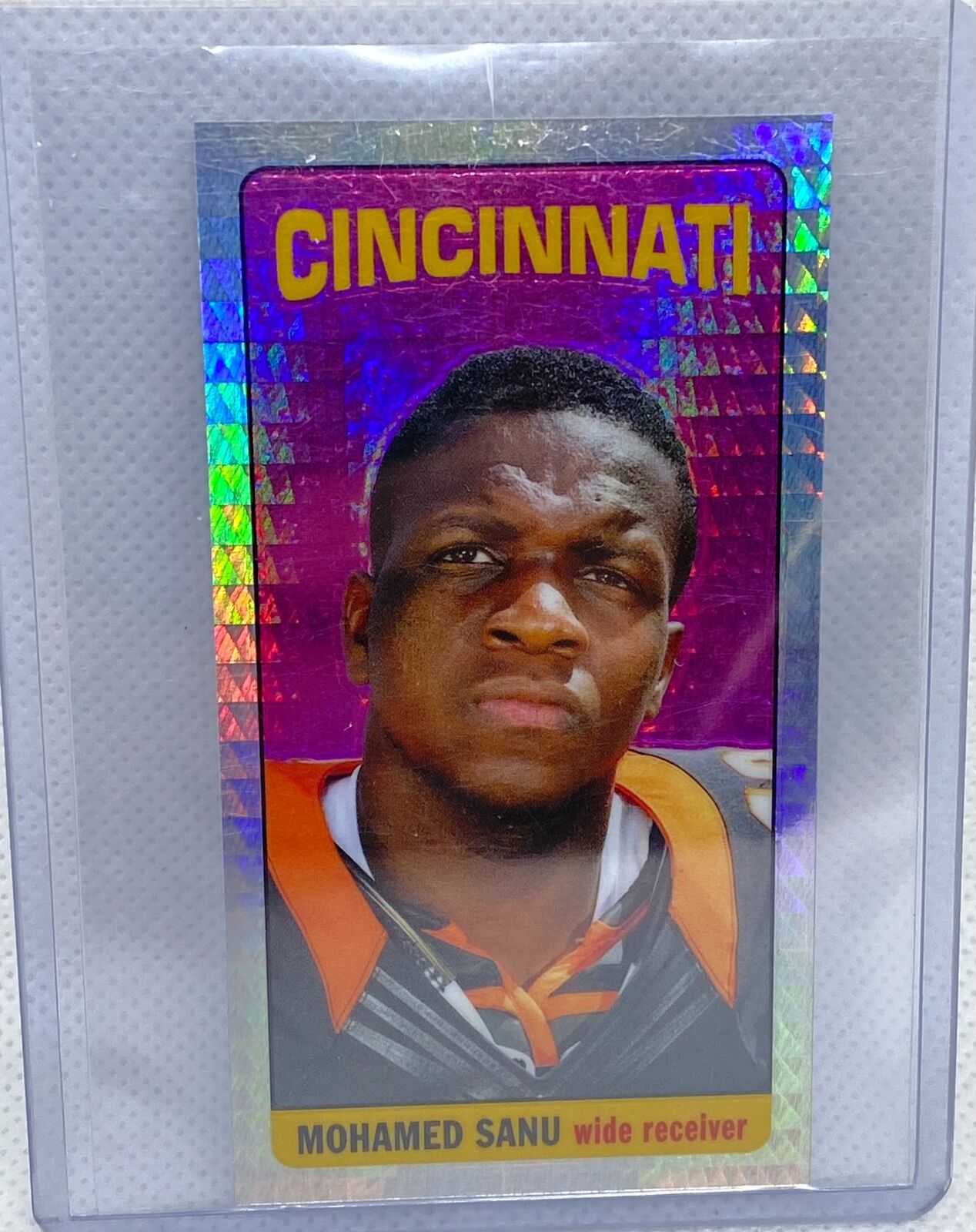MOHAMED SANU 2012 TOPPS CHROME TALL BOY HYPER REFRACTOR #D 20/50
