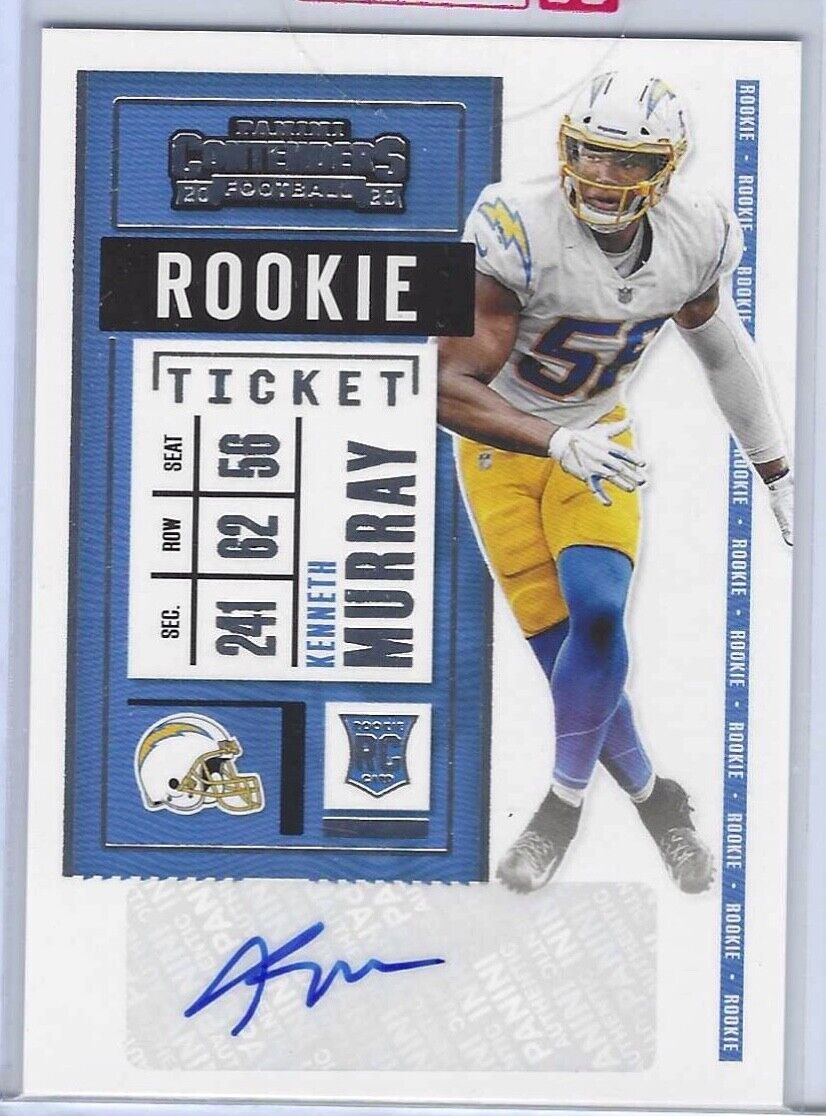KENNETH MURRAY 2020 PANINI CONTENDERS ROOKIE TICKET VARIATION AUTO RC SP #149