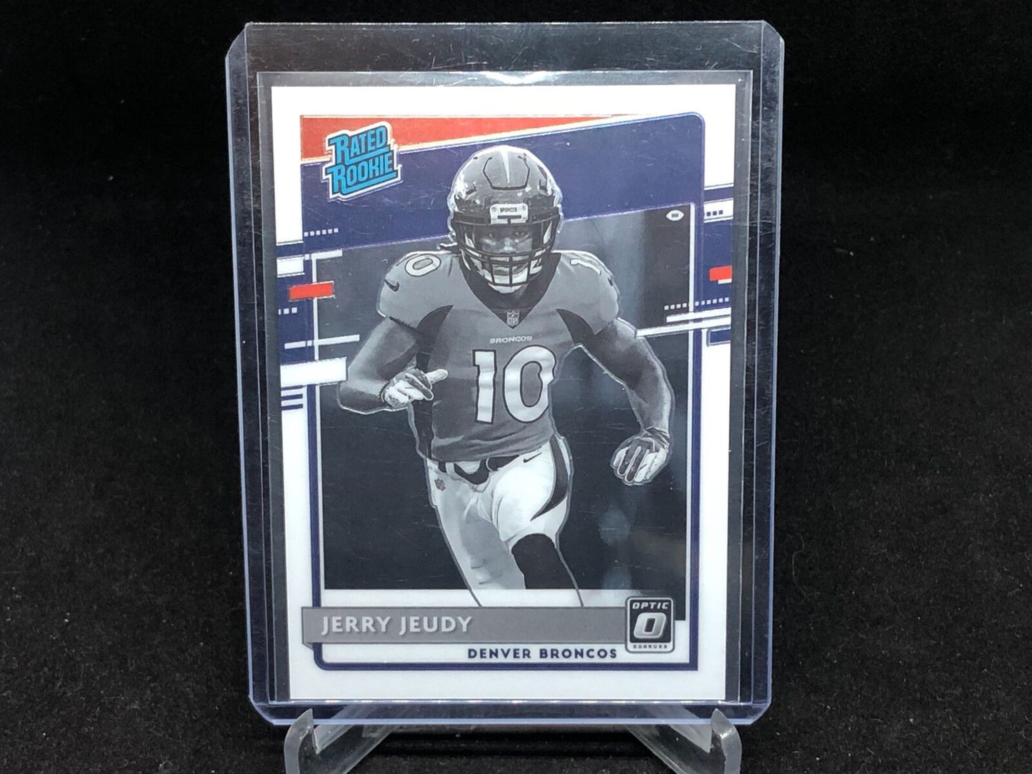 JERRY JEUDY 2020 PANINI OPTIC RATED ROOKIE NEGATIVE VARIATION SP RC # 307