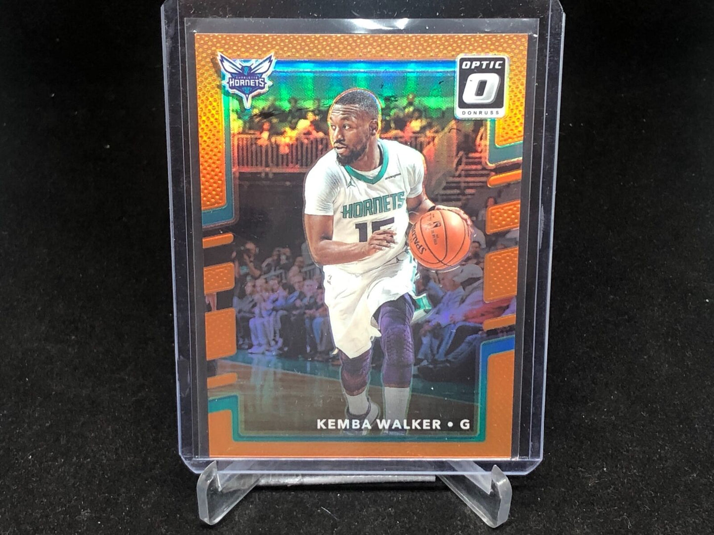 KEMBA WALKER 2017-18 PANINI DONRUSS OPTIC ORANGE HOLO #D /199